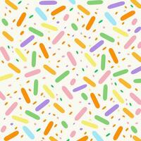 Creative minimalist style art background for children or trendy design with basic shapes.A vibrant and cheerful seamless pattern with colorful pastel geometric shapes on a white background. vector