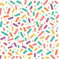 Creative minimalist style art background for children or trendy design with basic shapes.A vibrant and cheerful seamless pattern with colorful pastel geometric shapes on a white background. vector