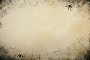 Delicate Cobweb mockup background. Generate Ai photo