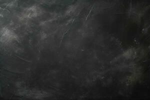 Black Chalkboard Texture Background Grunge AI Generative photo