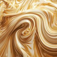 Vanilla Abstract Background Liquid Cream Sweet Syrup AI Generative photo