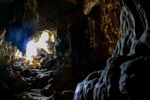 Inside the cave photo