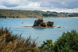 Scenic Coastal Beauty in Brittany, France photo