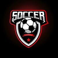 soccer league badge vector