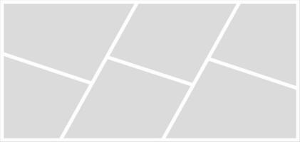 Pictures or photos frame collage. comics page grid layout abstract photo frames and digital photo wall template vector