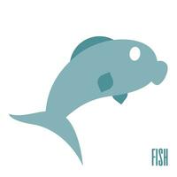 Cute Fish vector icon
