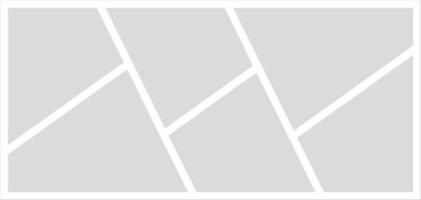 Pictures or photos frame collage. comics page grid layout abstract photo frames and digital photo wall template vector