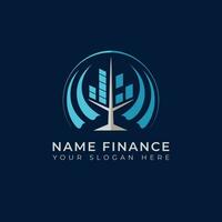 Finance company logo vector