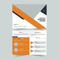 Corporate Bifold Brochure 2023 vector