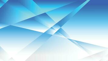 Blue and white gradient polygon abstract background vector