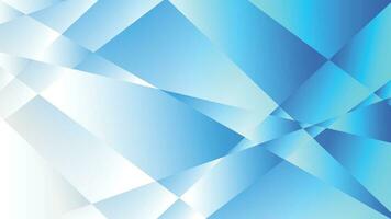 Blue and white gradient polygon abstract background vector