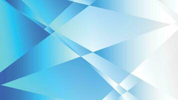 Blue and white gradient polygon abstract background vector