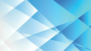 Blue and white gradient polygon abstract background vector