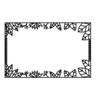 Vintage decorative frames and borders suitable for invitation or photo frames vector