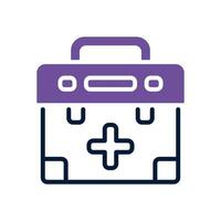 first aid kit dual tone icon. vector icon for your website, mobile, presentation, and logo design.