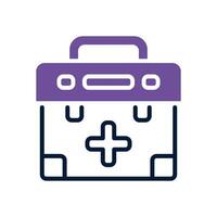 first aid kit dual tone icon. vector icon for your website, mobile, presentation, and logo design.