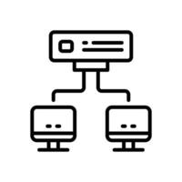data center line icon. vector icon for your website, mobile, presentation, and logo design.