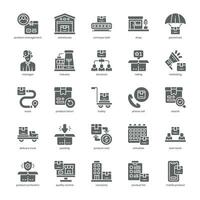 Product Management icon pack for your website design, logo, app, and user interface. Product Management icon glyph design. Vector graphics illustration and editable stroke.