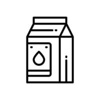 milk line icon. vector icon for your website, mobile, presentation, and logo design.