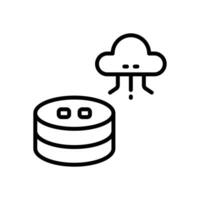 database line icon. vector icon for your website, mobile, presentation, and logo design.