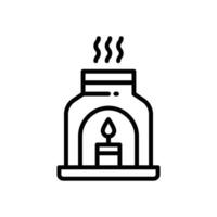 aromatherapy line icon. vector icon for your website, mobile, presentation, and logo design.