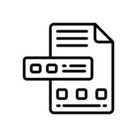 file line icon. vector icon for your website, mobile, presentation, and logo design.
