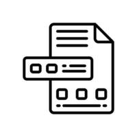 file line icon. vector icon for your website, mobile, presentation, and logo design.