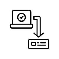 backup line icon. vector icon for your website, mobile, presentation, and logo design.