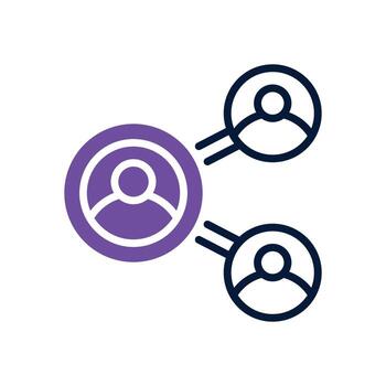 share dual tone icon. vector icon for your website, mobile, presentation, and logo design.