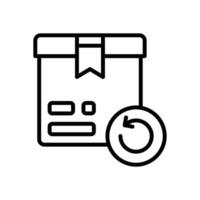 product return line icon. vector icon for your website, mobile, presentation, and logo design.