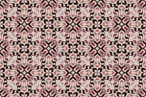 Fabric print seamless pattern with vintage ornament vector