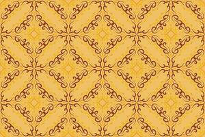 Arábica modelo. blanco y oro antecedentes con Arábica ornamento. patrón, antecedentes y fondo de pantalla para tu diseño. textil ornamento. vector ilustración.