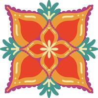 diwali rangoli elemento vector