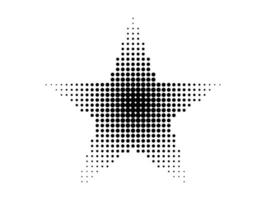 Halftone circles, halftone dot gradient vector