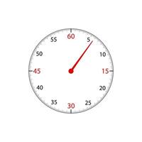 stopwatch digital timer clock face and watch, timer, countdown symbol. vector