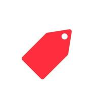 Price Tag icon vector illustration logo template for many purpose. Isolated on white background.