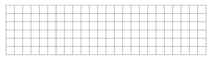 Geometric grid with squares background. Graphic blank white template with black lines for drafting and technical design with millimeter vector markings