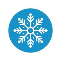 Abstract Vector Winter Snowflake Colorful Icon Design Template