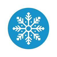 Abstract Vector Winter Snowflake Colorful Icon Design Template