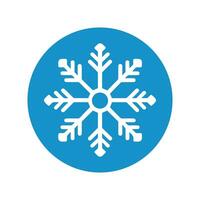 Abstract Vector Winter Snowflake Colorful Icon Design Template