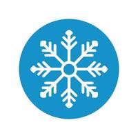 Abstract Vector Winter Snowflake Colorful Icon Design Template