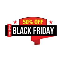 Black Friday Super Sale Tag Template Design Vector