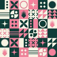 Abstract Geometric Pattern Background Design Template vector