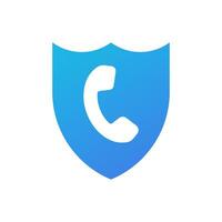 Protection security call. Connection encryption icon vector