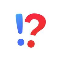 question exclamation mark vector illustration ask answer