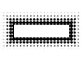 Halftone circles, halftone dot gradient vector