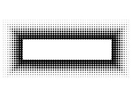 trama de semitonos círculos, trama de semitonos punto degradado vector