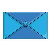 Envelope mail symbol vector for office illustration design element