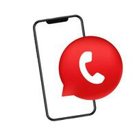 Mobile phone call button. Call us banner vector