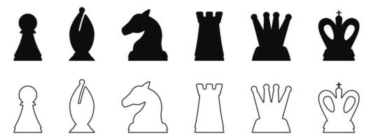 3D chess game pieces 1269662 Vector Art at Vecteezy